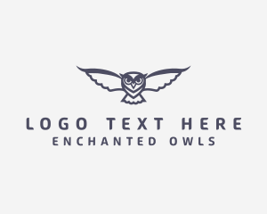 Avian Owl Bird logo