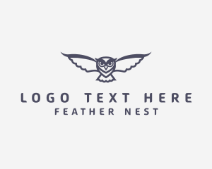 Avian Owl Bird logo