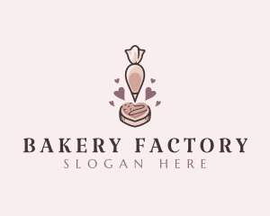 Cookie Heart Bakery logo design