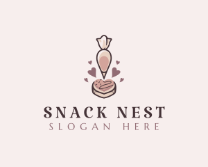 Cookie Heart Bakery logo design