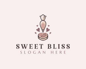 Cookie Heart Bakery logo design