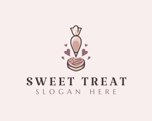 Cookie Heart Bakery logo design