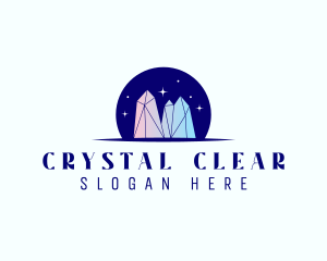 Elegant Crystal Jewel logo design