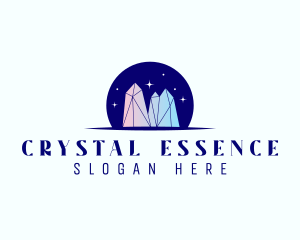 Elegant Crystal Jewel logo design