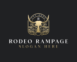 Rodeo Bull Ranch logo design