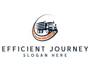 Logistics Truck Road logo