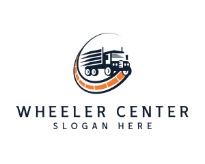 Logistics Truck Road logo