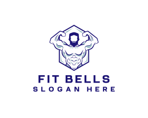 Fitness Bodybuilder Gym logo design