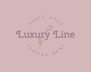 Luxury Floral Beauty logo design