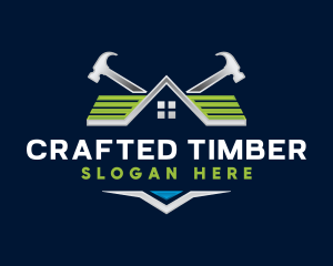 Hammer Roofing Renovation logo design