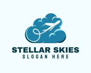 Sky Tourism Airline logo design