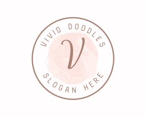 Feminine Watercolor Wellness logo design