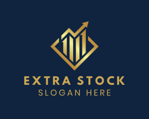 Finance Stock Market Capital logo design