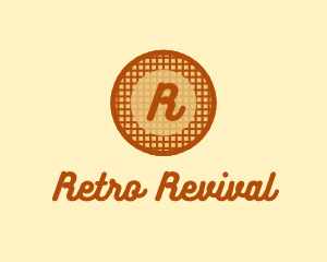 Retro Waffle Diner logo design