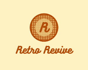 Retro Waffle Diner logo design