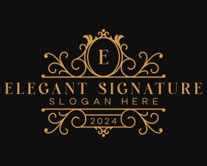 Elegant Decorative Ornament logo design