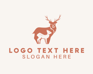 Wildlife Deer & Fawn logo