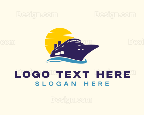 Maritime Ship Boat Logo