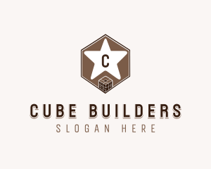 Generic Cube Star logo design