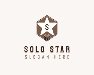 Generic Cube Star logo design