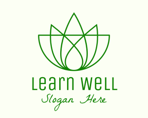 Green Lotus Wellness  logo design