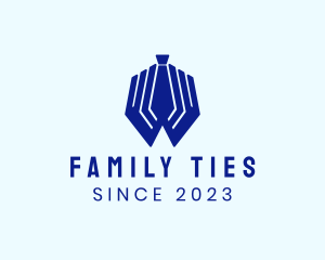 Modern Hand Tie logo design