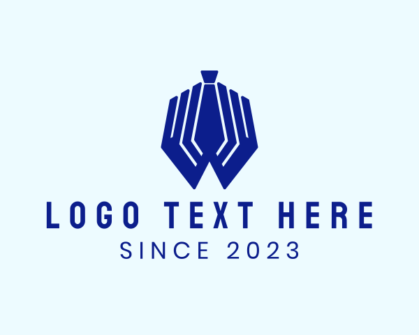 Modern Hand Tie logo