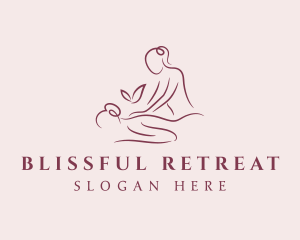 Natural Spa Wellness logo design