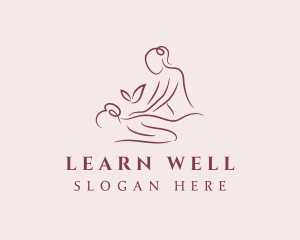 Natural Spa Wellness logo design