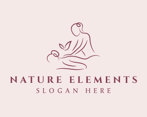 Natural Spa Wellness logo design