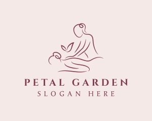 Natural Spa Wellness logo design