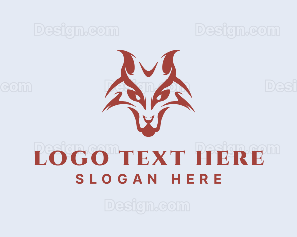 Scary Wild Fox Logo