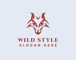 Scary Wild Fox  logo design