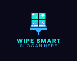 Window Wiper Wash logo design