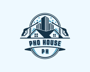 Building Pressure Washing logo design