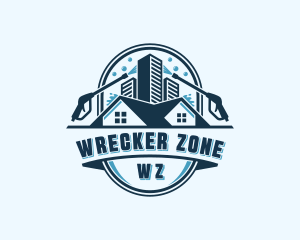 Building Pressure Washing logo design