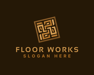 Tile Flooring Decor logo design