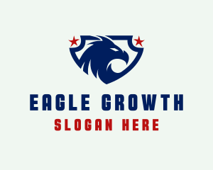 Eagle Patriot Shield logo design