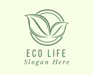 Eco Friendly Herbal Leaf  logo design