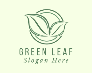 Eco Friendly Herbal Leaf  logo design