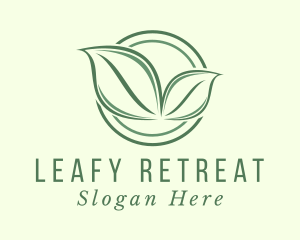 Eco Friendly Herbal Leaf  logo design