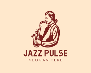 Saxophone Jazz Musician logo
