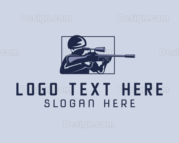 Soldier Sniper Shooter Logo