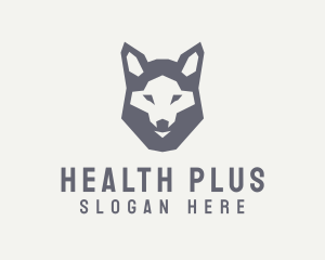 Wolf Hound Face logo design