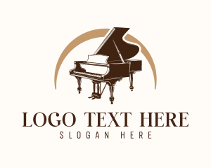 Piano Musical Instrument logo