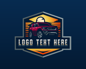 SUV Car Automotive logo