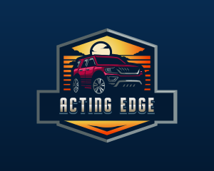 SUV Car Automotive logo design