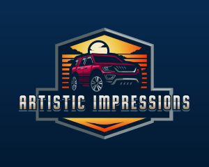 SUV Car Automotive logo design