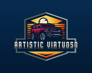 SUV Car Automotive logo design