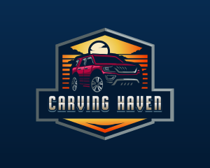 SUV Car Automotive logo design